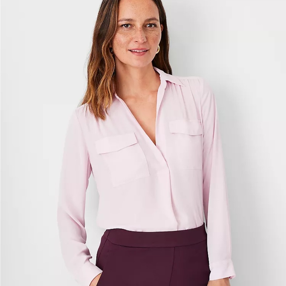 Pale Pink camp shirt